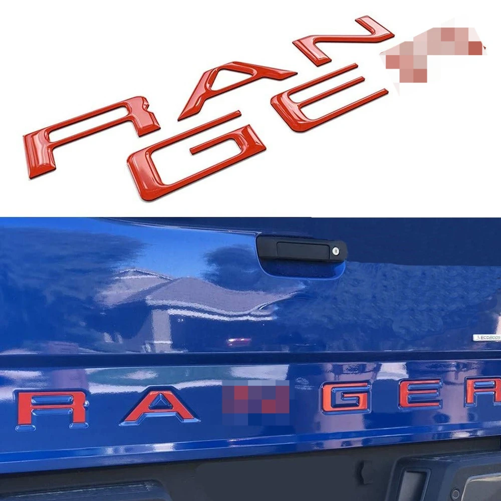 Наклейки на дверь багажного отделения 3D ABS для Ford Ranger 2019 2020 | Автомобили и