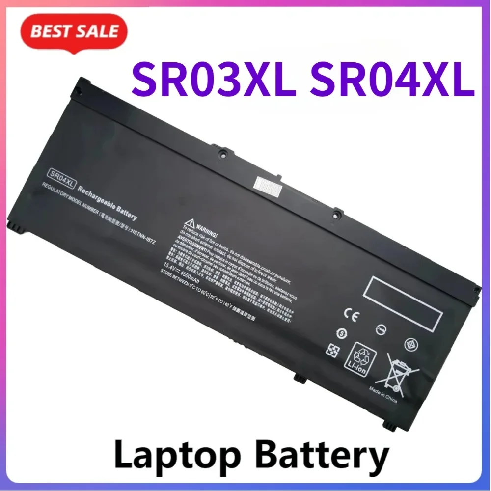 SR03XL SR04XL Аккумулятор для ноутбука HP Omen 15-CE0XX 15-DC0XX Series 15-CE015DX 15-DC0003LA 15-DC0051NR Pavilion 15-CB0XX