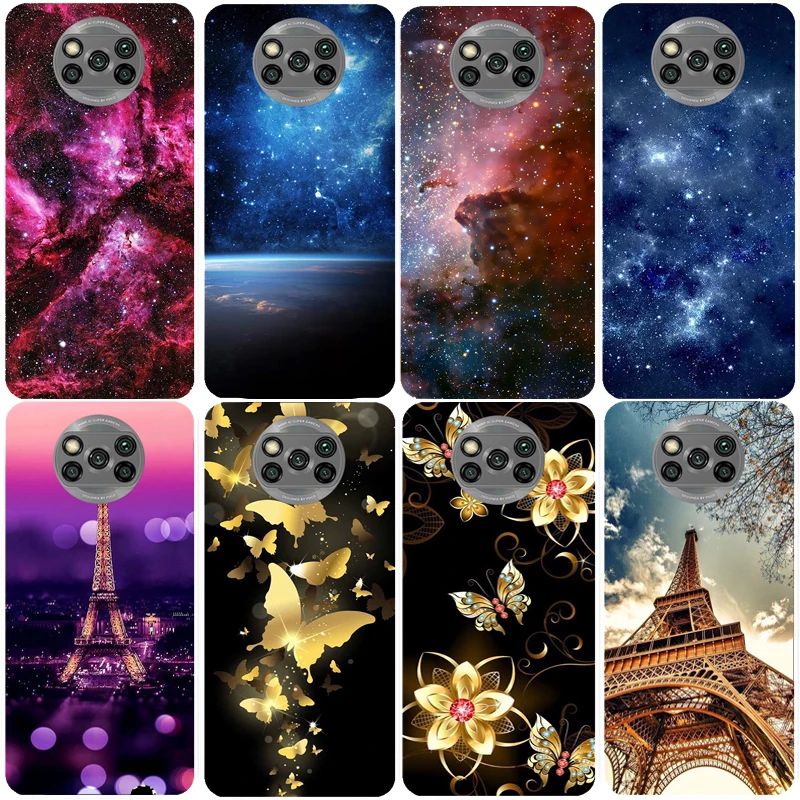 Мягкий силиконовый чехол для телефона с мультяшным рисунком Xiaomi Poco X3 NFC Pro