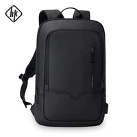 Slim Laptop Backpack Men Inch Office Work Women Backpack Thin Business Bag Unisex Black Ultralight Small Backpack School