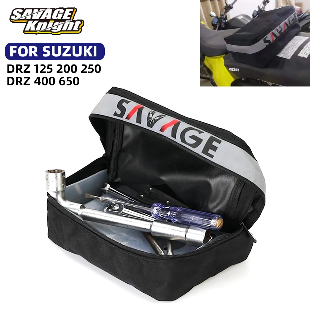 

DRZ DR Tail Bag Tool Bag For SUZUKI DRZ125L DRZ250 DRZ400 S/SM/E DR200SE DR250 DR650 R/S/SE Motorcycle Rear Fender Pack Storage
