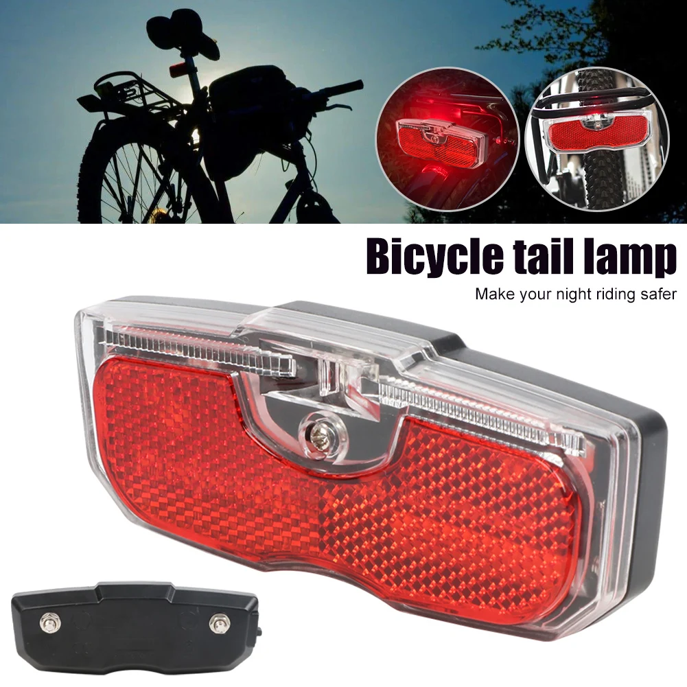 

Bicycle Rear Light Red LED Rechargebale Usb Bike Tail Light Night Reflection Round Shape Multifunctional Flashing Bike Lamps