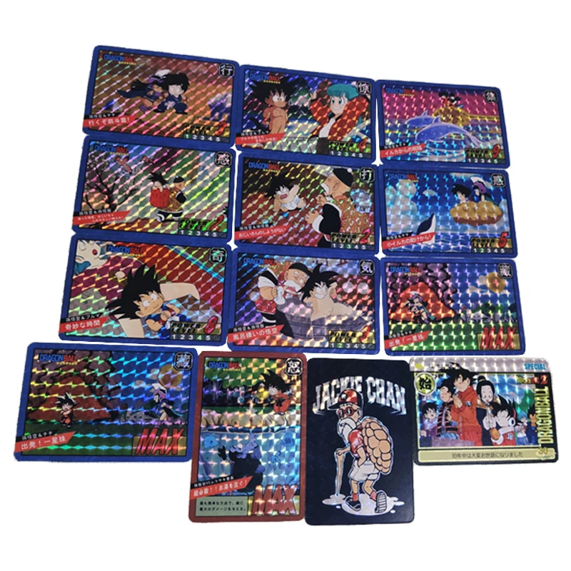 

13pcs/set Anime Dragon Ball Z Super Saiyan Hero Fighting Card Ultra Instinct Goku Chichi Cartoon Game Collection Card