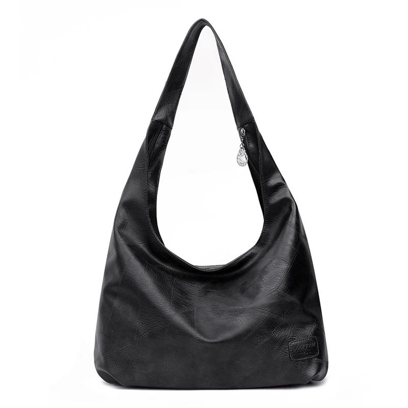 

Высококачественная мягкая кожаная сумка на плечо, женская зимняя новая сумка, повседневная женская сумка-тоут, модная сумка-хобо для покупок, женская сумка