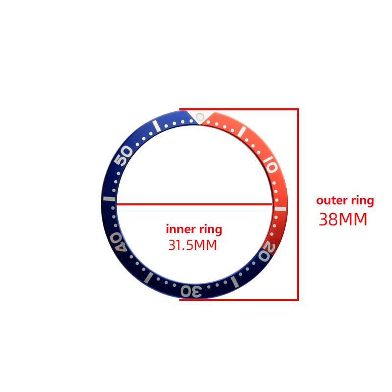 Модифицированный хронограф для часов Seiko плоский керамический безель SKX007 весы