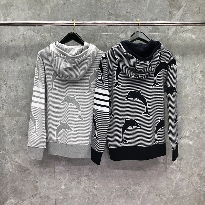 Толстовка TB Tnom осенне-зимние толстовки модная одежда классический жаккардовый