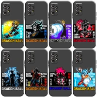 japanese dragon ball anime phone case for samsung galaxy a32 4g 5g a51 4g 5g a71 a72 4g 5g coque black back soft liquid silicon