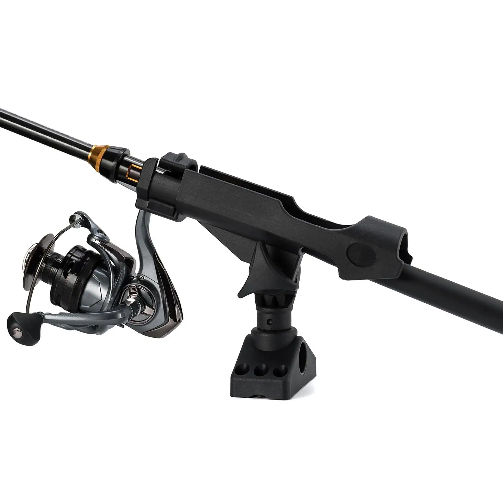 Ing Stand Decks Mount Fishing Pole Holder For Freshwater Saltwater Canoe Dock Garage Marine