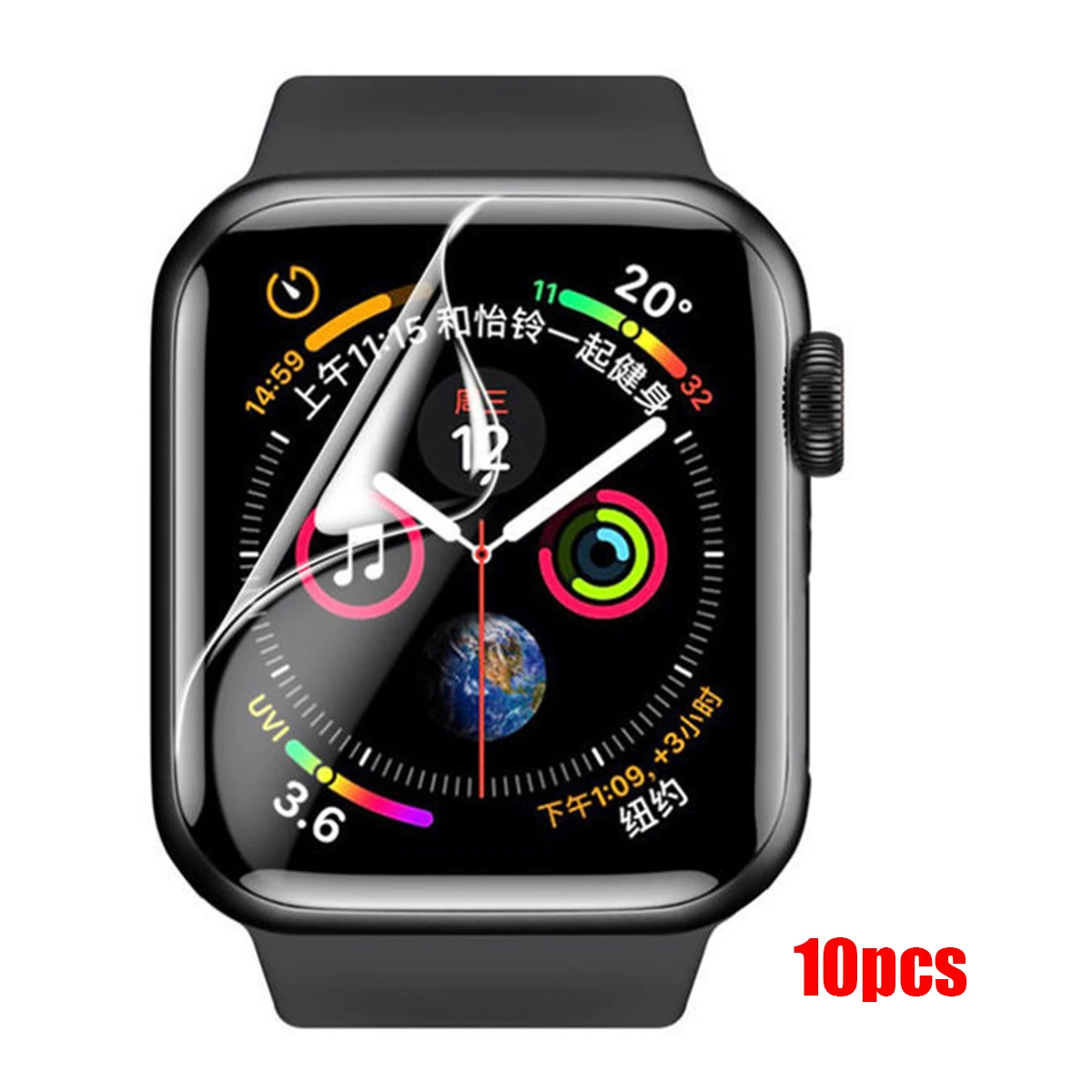

Мягкая Гидрогелевая Защитная пленка для Apple Watch серии S1 2 3 4 5 6 7 44/42/40/38 мм, 10 шт.