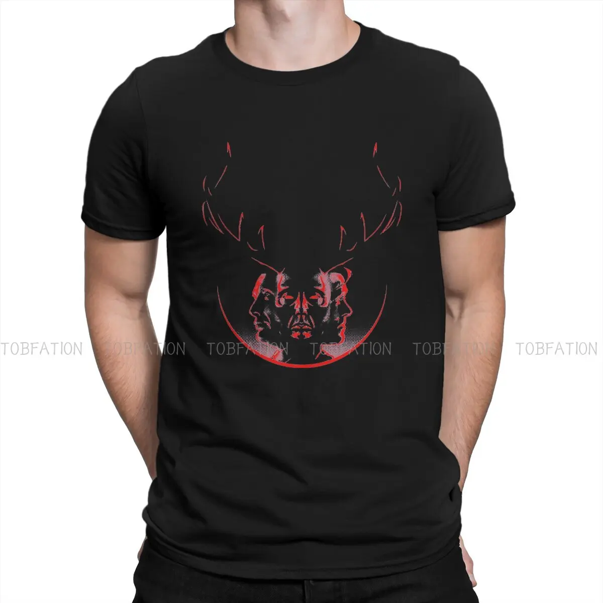 

Уникальная футболка с изображением братьев крови Ганнибал огра Удобная графическая футболка с новым дизайном