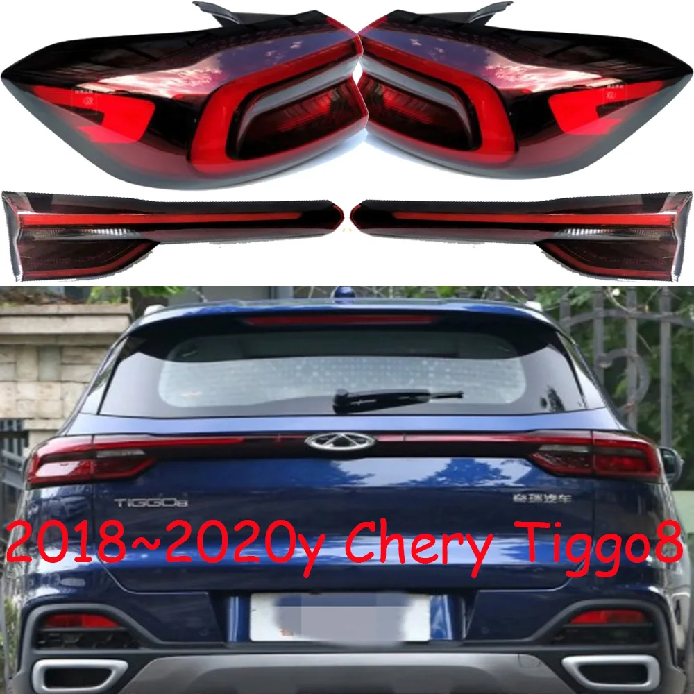 1 шт. автомобильные аксессуары бампер Tiggo 8 задний фонарь Chery Tiggo8 2018 ~ 2020y