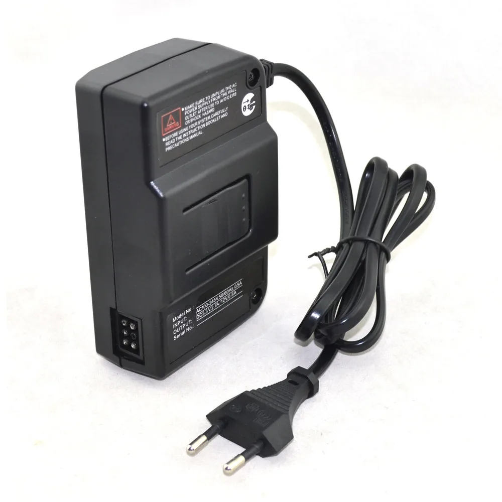 Евровилка N64 консоль адаптер переменного тока Питание AC100-245V 50/60 Гц
