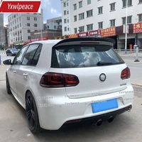 abs material for volkswagen golf 6 vi mk6 gti r20 2010 2011 2012 2013 r style car rear roof spoiler window trunk wing