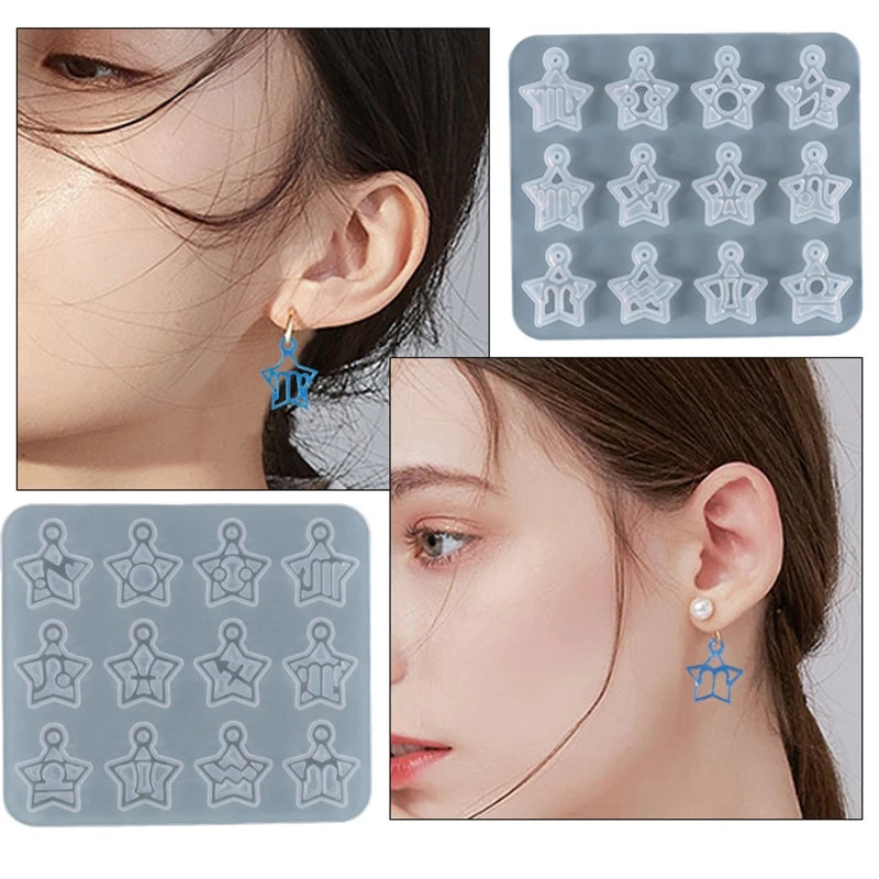 

69HB серьги ручной работы с 12 созвездиями