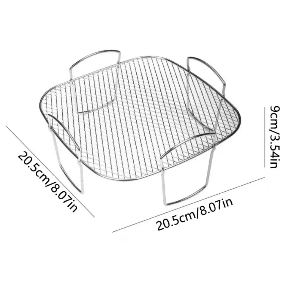 Сетка из нержавеющей стали подставка для выпечки в аэрофритюрнице штабелируемая