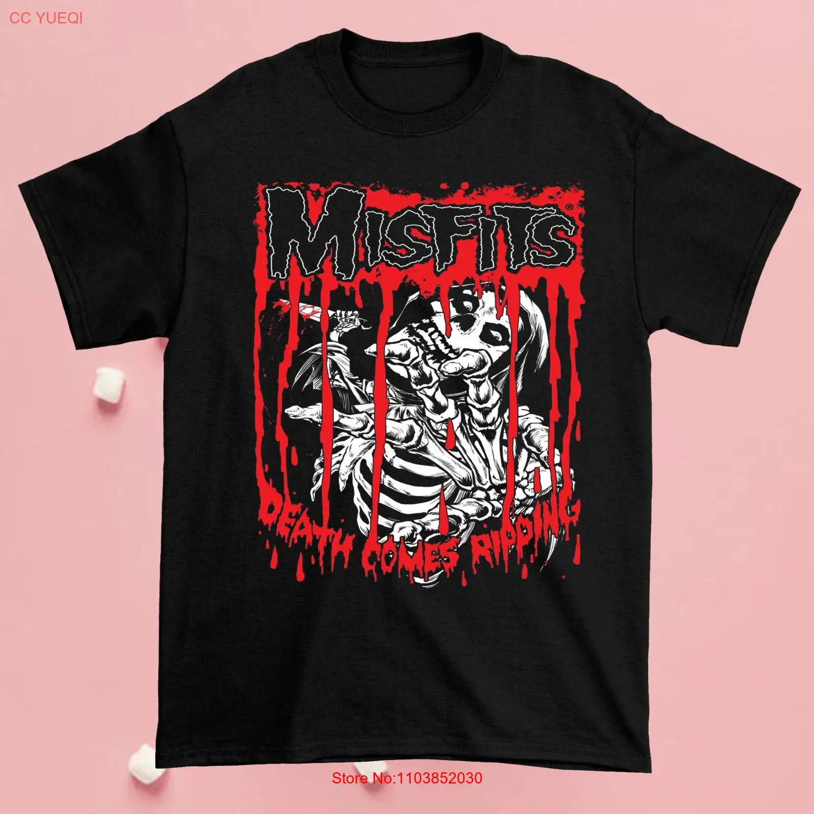 Добро пожаловать в Misfits забавная Черная Женская хлопковая рубашка с коротким