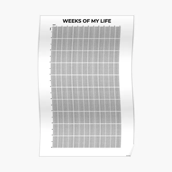 

Плакат My Life In week, Декор, забавное украшение для дома, настенная живопись, винтажная картина, Настенная комната без рамки