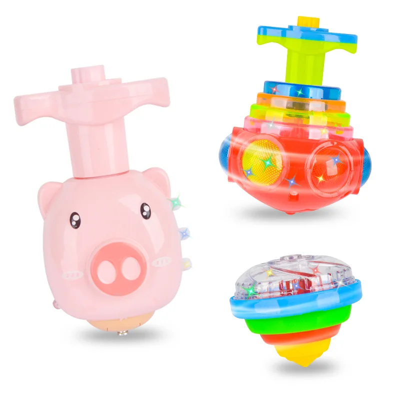 

Electric Gyroscope Laser Color Flash LED Light Toy Music Gyro Peg-Top Spinner Spinning Classic Toys Hot Sell Kids Toy