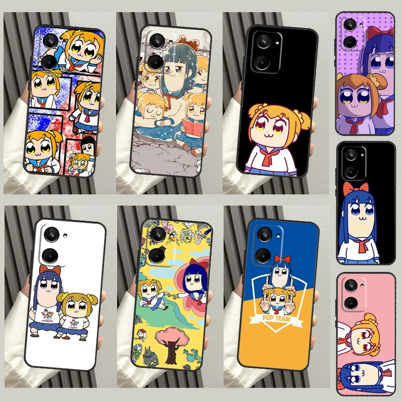 POP Team Epic PIPI для Realme 8 9 10 Pro Plus 9i C11 C15 C30 C31 C35 C21Y C25 GT Neo 5 3 2 2T 3T Master чехол