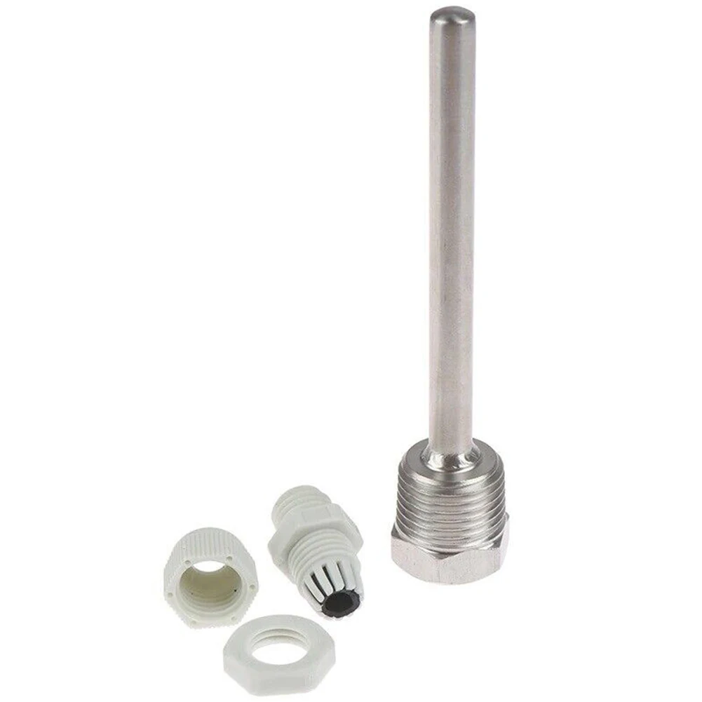 

Резьба Thermowell 200 из нержавеющей стали, 30-304 мм, резьба 1/2 BSP G для датчика температуры, 250 градусов Цельсия, максимальная температура 2 МПа, 1 шт.