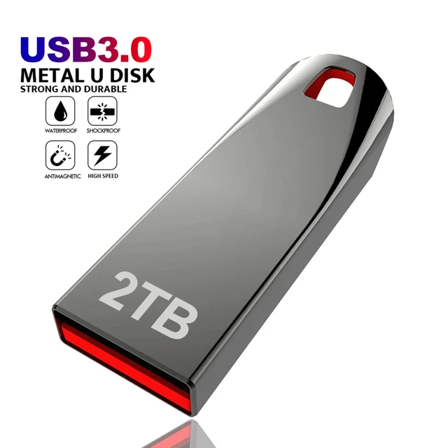 Metal Usb 3.0 Pen Drive 2TB Cle Usb Flash Drives 1TB High Speed Pendrive 512GB Portable SSD Memoria Usb Flash Disk Free Shipping 1
