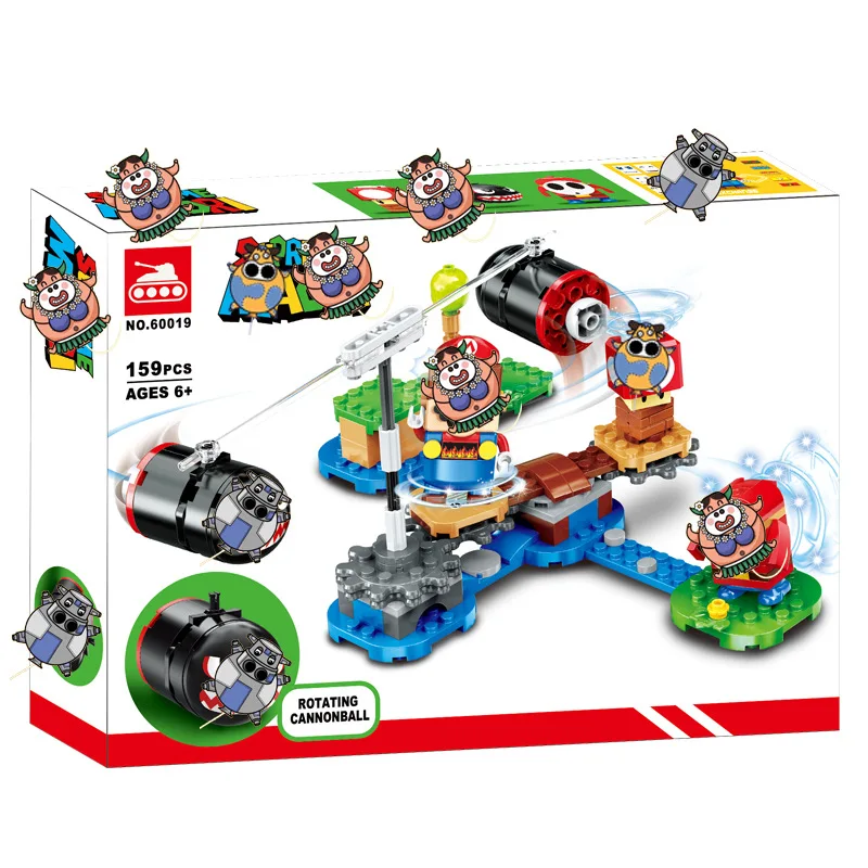 Супермарионовые приключения модель строительные блоки кирпичи ТВ-игра детская