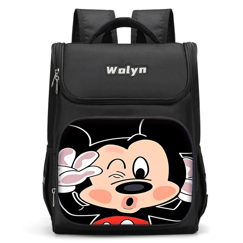 Большой Детский рюкзак Микки и Минни Disney школьный ранец для мальчиков девочек