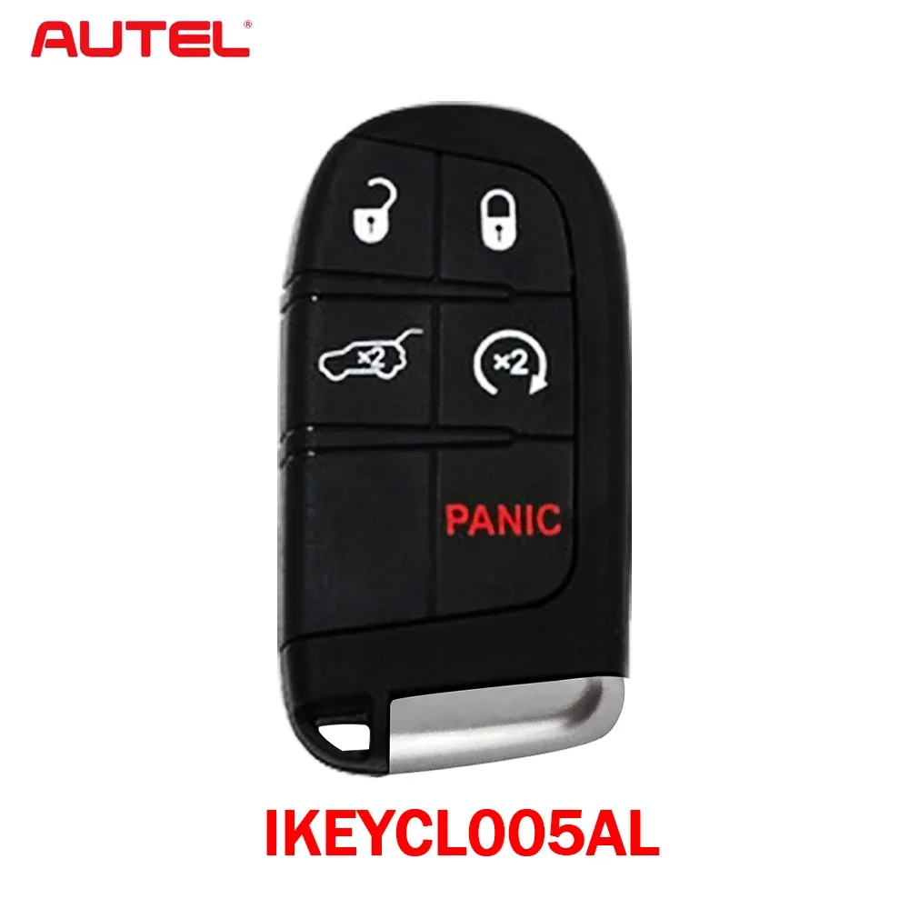 

Универсальный смарт-ключ AUTEL CL005AL, 4 кнопки, 315/433 МГц для Chrysler/Dodge/Jeep, автомобильный дистанционный ключ для программатора KM100/IM508/IM608