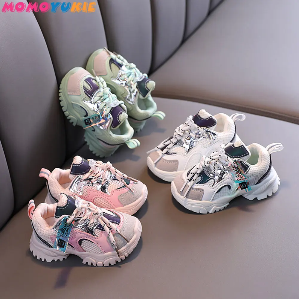 2022 Spring Autumn Fashion Casual SneakersBreathable comfortable Kids Shoes Baby BoysGirls Soft Anti-Slip Running Sports Shoes