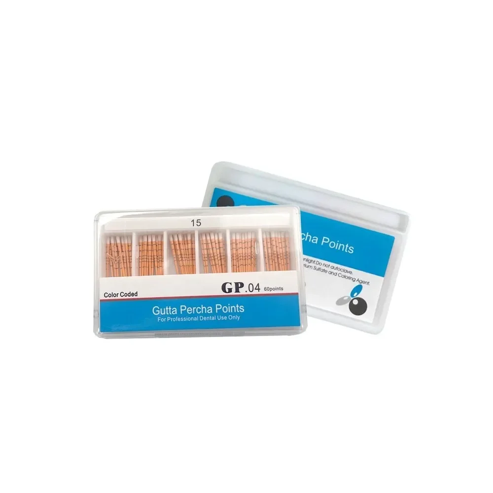 Конус AG Dent 0 2/0 4/0 6 Размер 15/20/25/30/35/40 F1F2F3 Стоматологические точки Gutta Percha Gapadent
