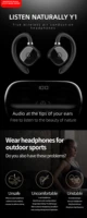 bluetooth 5 3 earphones hifi stereo bass wireless headphones open ear for sport running earbuds noise cancelling gaming headset