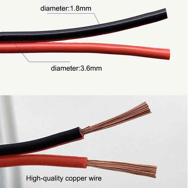 1 м 2-контактный 20AWG 22AWG 24AWG удлинительный электрический провод кабельный разъем
