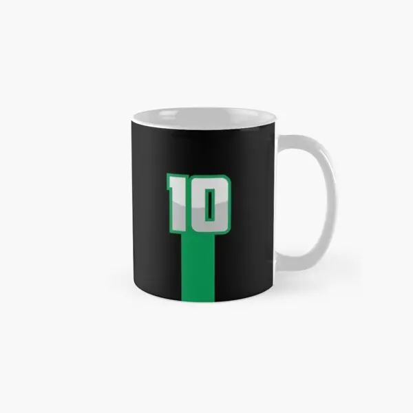 

Green Line Ten Classic Mug Picture Drinkware Printed Gifts Image Coffee Handle Round Simple Cup Design Tea Photo