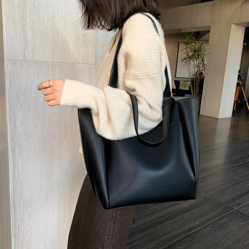Simple Handbag 2022 New Fashion Handbag Shoulder Bag Trade Tote Bag