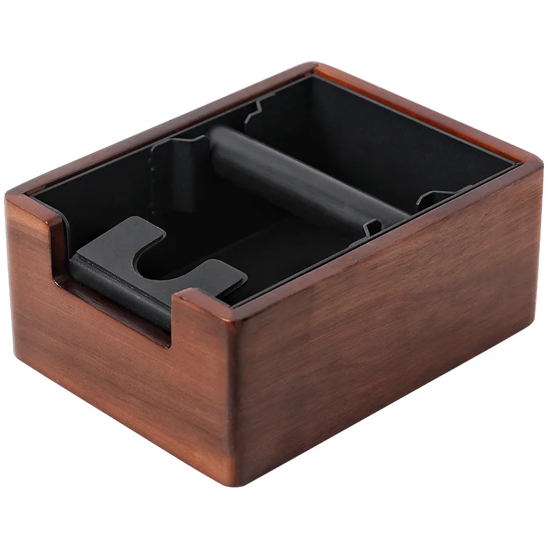 

Coffee Cracker Wooden Slag Box Semi-automatic Detachable Powder Pressing Seat Coffee Machine Slag Pouring Coffee Slag Bucket Hot