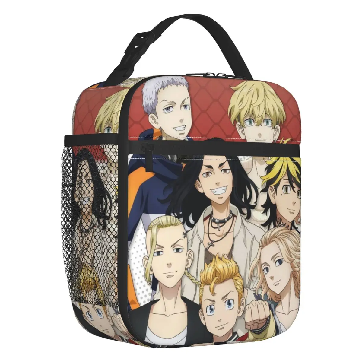 

Tokyo Manji Group Insulated Lunch Bag for Women Resuable Draken Sano Manjiro Mikey Cooler Thermal Lunch Tote Office Work School