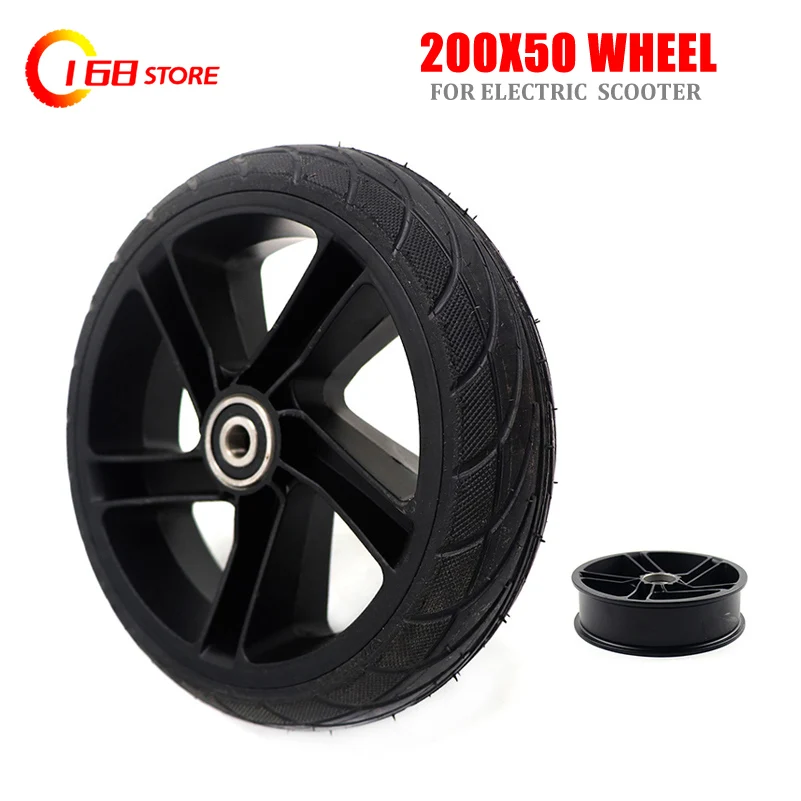 

Супер 8 дюймов 200x50 непневматическая шина Передняя и задняя сплошная шина для электросамоката Xiaomi Ninebot ES1 ES