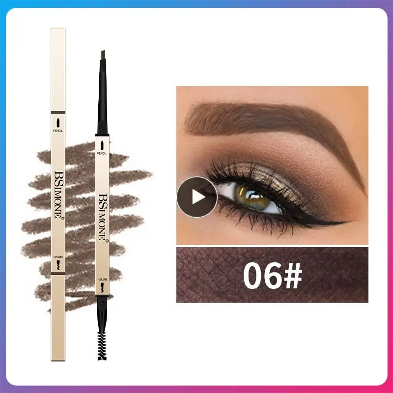 

Portable Eyebrow Pen With Brush 6 Colors Eyebrow Enhancer Natural Eyebrow Non-smudge Eyebrow Pen Cosmetics Waterproof