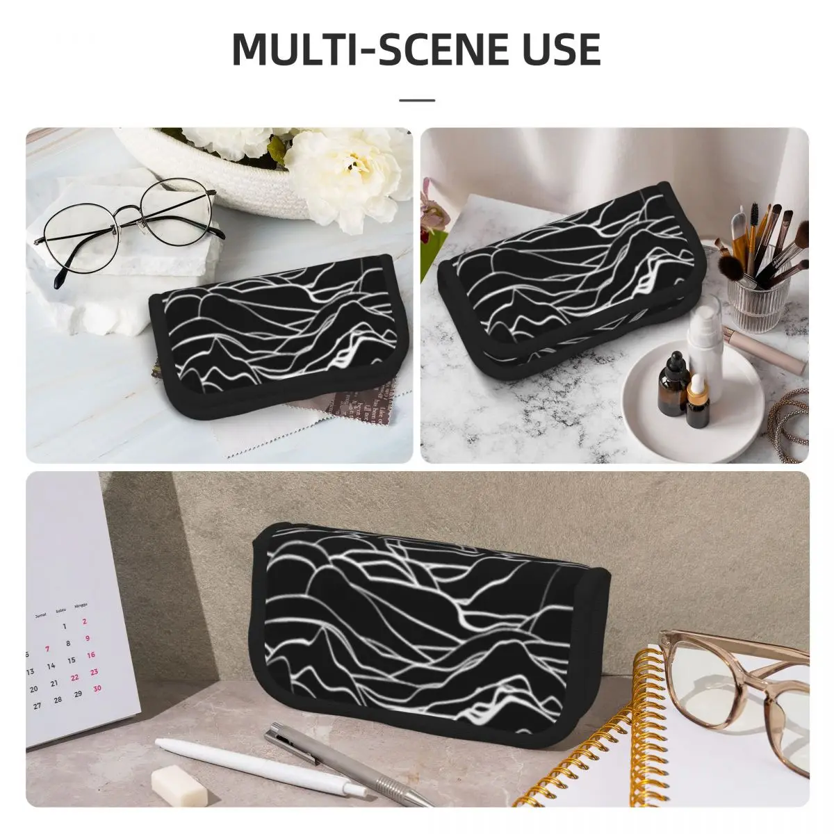 Фото Пенал Joy Division Unknown Pleasures, пенал для ручек, коробка для ручек большой вместимости, сумка для карандашей для мальчиков и девочек, подарки №5
