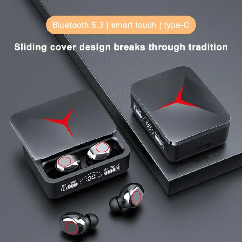 

M90 TWS Gaming Earphone HIFI Stereo Sound Music Headphone Low Latency Sports Wireless Bluetooth Headset With LED Digital Display