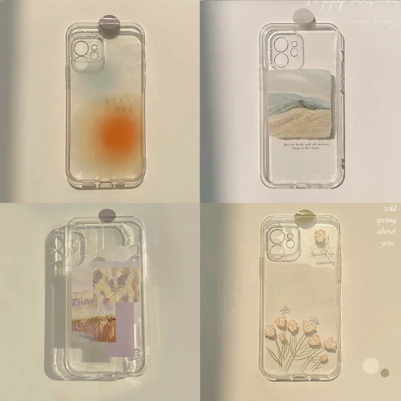 

Clear Phone Case For iPhone 11 7 8 XR Case Silicone Soft Cover For iPhone 11 12 Mini 13 Pro XS Max X 8 7 6s Plus 5 SE XR Case