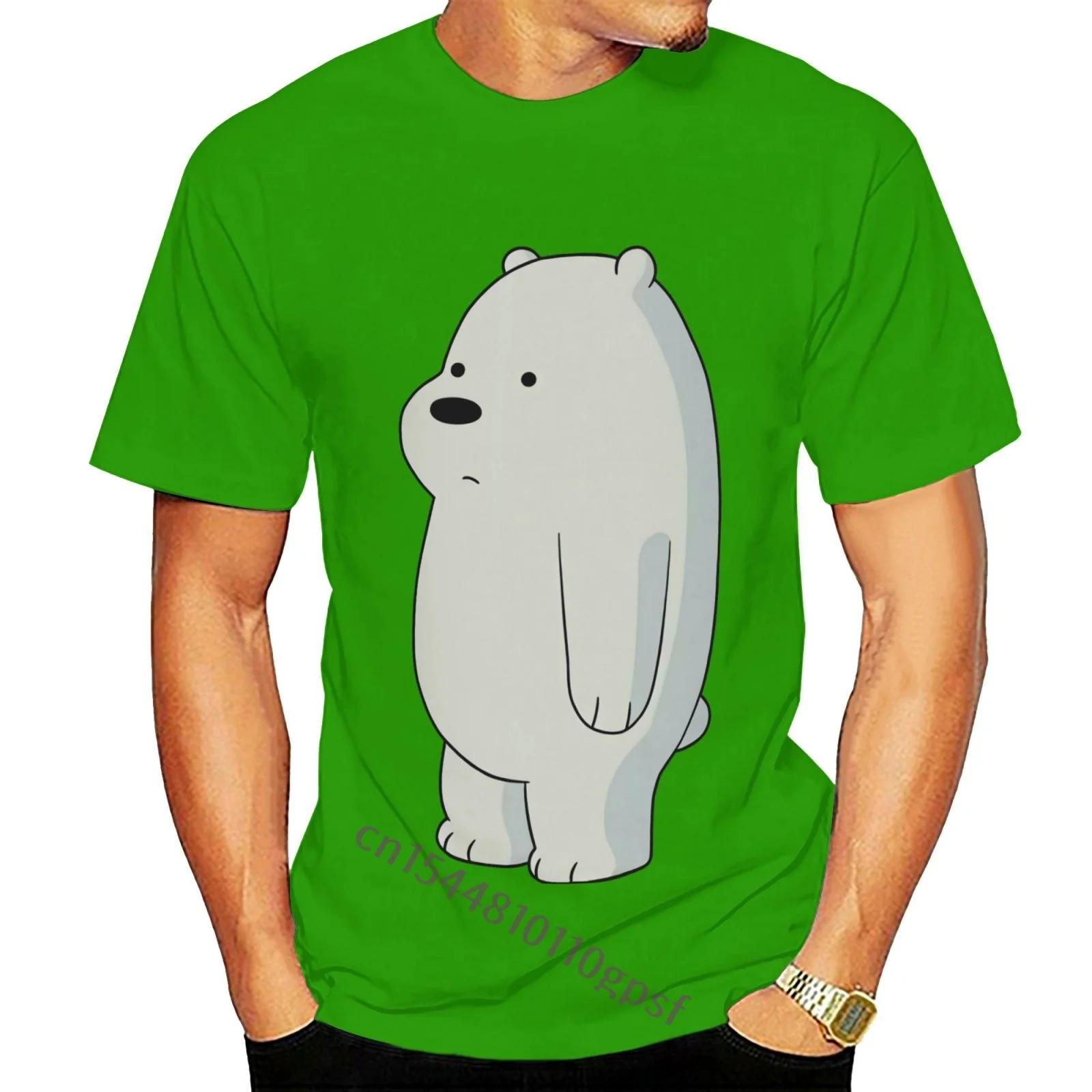 

Футболка с коротким рукавом The Naked Bears, 100% хлопок, мягкие топы премиум-класса