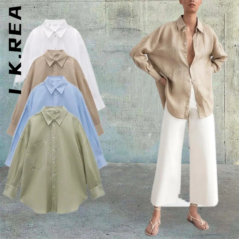 

I K.Rea женская рубашка в Корейском стиле ретро тонкие базовые Топы женские повседневные Новые Топы Женский Топ простая женская одежда