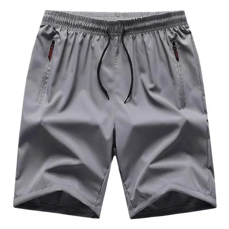 

Ice Silk Shorts Men's Outer Wear Casual Summer Breathable Quick-drying Elastic Sports Five-point Pants Running Pants Ultra-thin