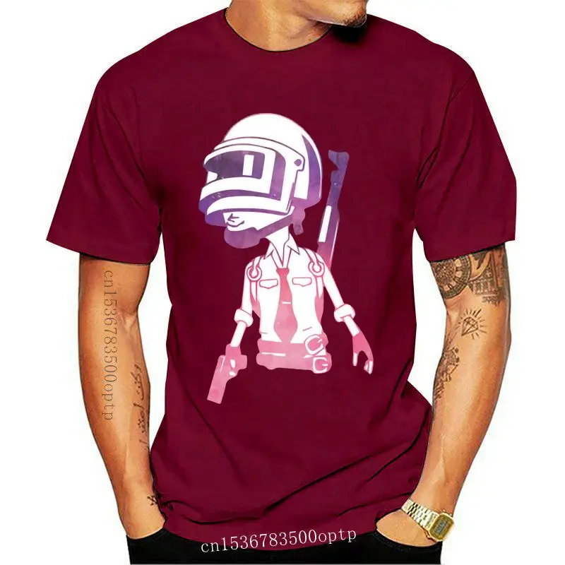 

Camiseta de Pubg Soldat para niños, playera negra para jugar, battle royale, soldier, camiseta de dibujos animados Unisex, camis