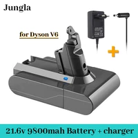 for dyson v6 dc58 dc59 dc62 dc74 sv09 sv07 sv03 21 6v 9800mah lithium ion battery and for vacuum cleaner batterycharger