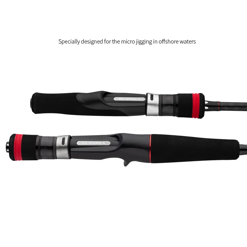 

Ecooda Brand ECMJ Micro Jigging Rod Fuji Guides Light Fishing Rod 30g Max Lure Weight Shore Jigging Rod