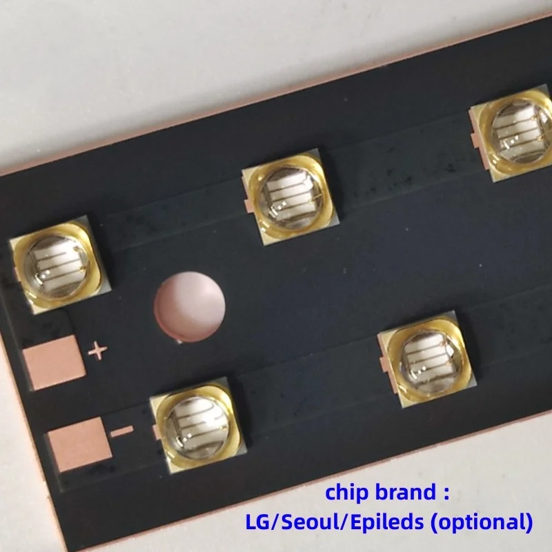 100 Вт УФ-светодиодный модуль 365 нм 385 395 светильник 405 Сушка офсетной печати чернил