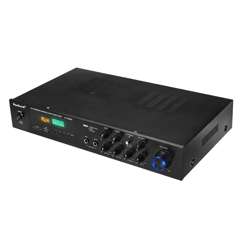 

Усилитель мощности SUNBUCK HIFI AV, аудиосабвуферы, Hifi стерео объемный звук, цифровая мощность, яркий домашний караоке-кинотеатр (штепсельная Вилк...