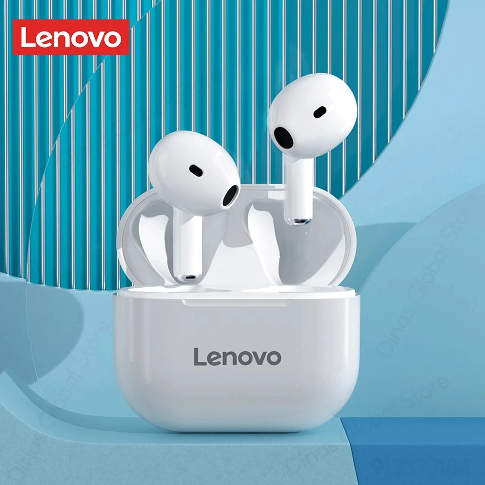 

100% Оригинальные Lenovo LP40 TWS Bluetooth-наушники; Мини-наушники; Беспроводные наушники с микрофоном для iPhone 13, Xiaomi; Спортивные игры